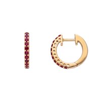 Orecchini Gioielleria Dossena  Donna in Oro Rubino 235644